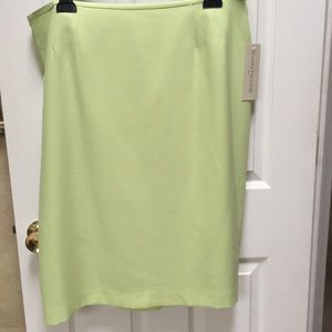 Evan Picone Brand Lime Green Skirt
